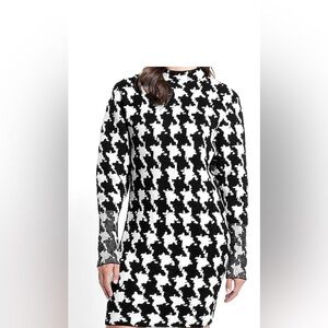 EXPRESS Houndstooth Sweater Dress Small NWT